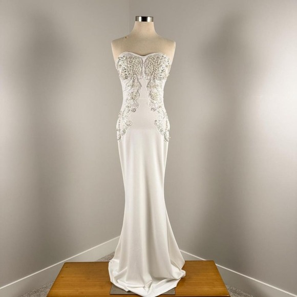 alissa formal dress white Alyssa Mini Dress in Ivory